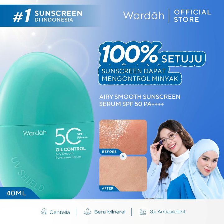 Wardah UV Shield Airy Smooth Sunscreen Serum
