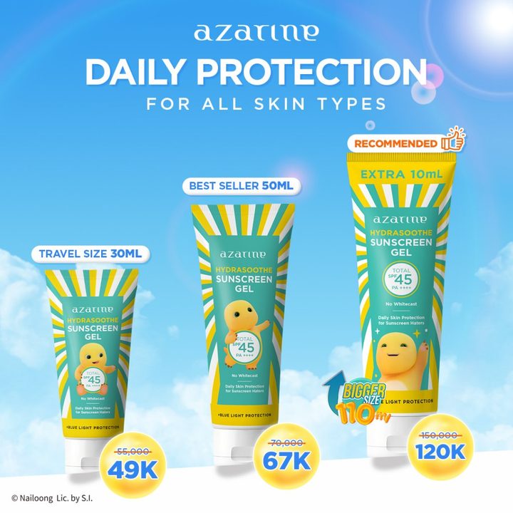 Azarine Hydrasoothe Sunscreen Gel SPF45 PA++++