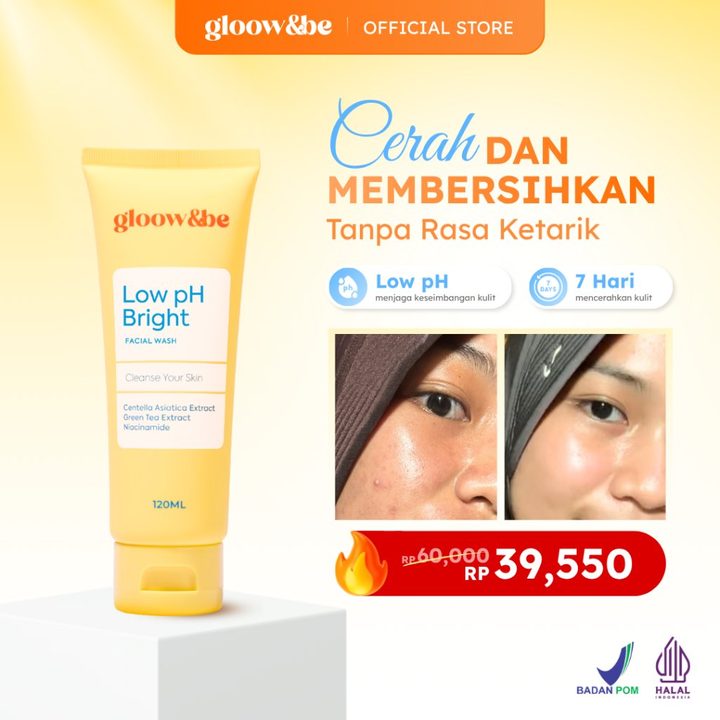 Gloow&be Low pH Bright Facial Wash