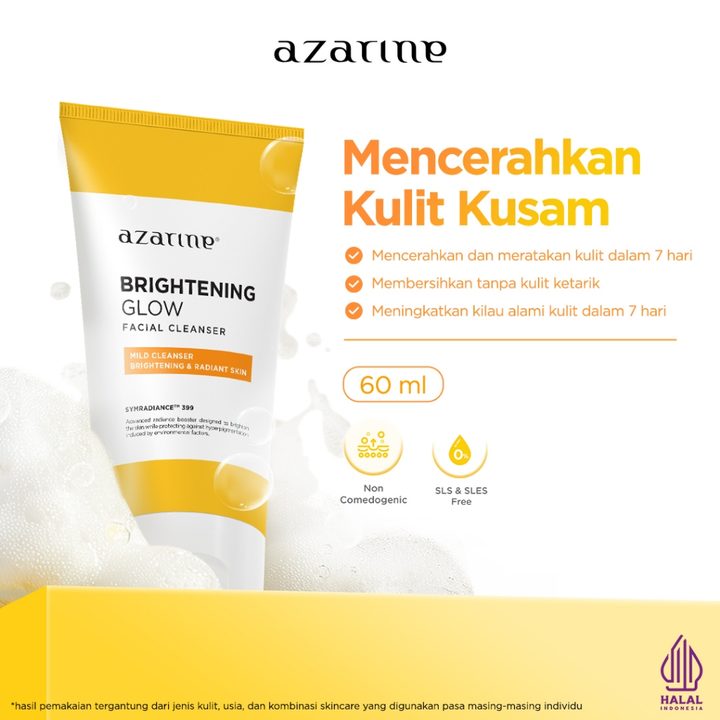 Azarine Brightening Glow Facial Cleanser with SymRadiance 399